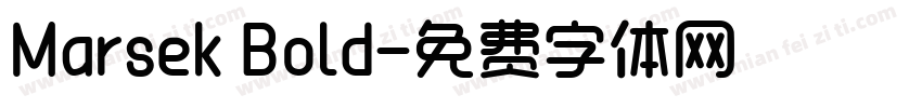 Marsek Bold字体转换